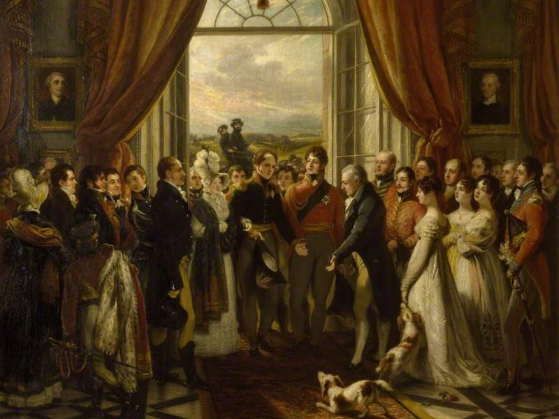 1770-Thomas Phillips - I sovrani alleati a Petworth, 24 giugno 1814